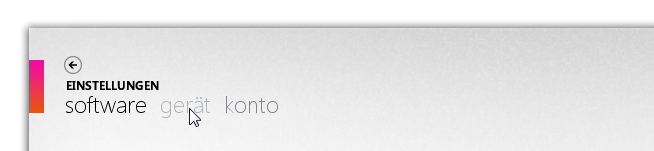 Zune Software Gerät Einstellungen